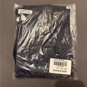 Swank A Posh SuperGa High Waist Navy Jeggings